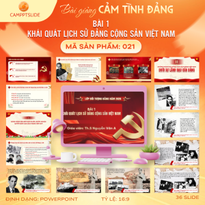 BÀI 1 - CẢM TÌNH ĐẢNG