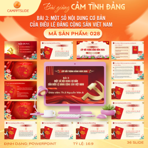 BÀI 3 - CẢM TÌNH ĐẢNG