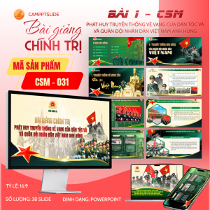 031 - BÀI GIẢNG CHÍNH TRỊ 2026 – BÀI 1 - CSM