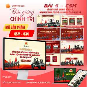 034 - BÀI GIẢNG CHÍNH TRỊ 2026 – BÀI 4 - CSM