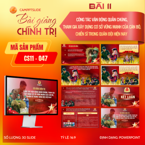 047 - BÀI GIẢNG CHÍNH TRỊ 2026 – BÀI 11