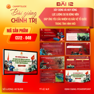 048 - BÀI GIẢNG CHÍNH TRỊ 2026 – BÀI 12