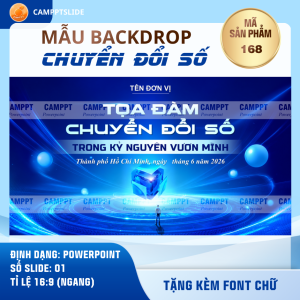 168 - MẪU BACKDROP TỌA ĐÀM CHUYỂN ĐỔI SỐ