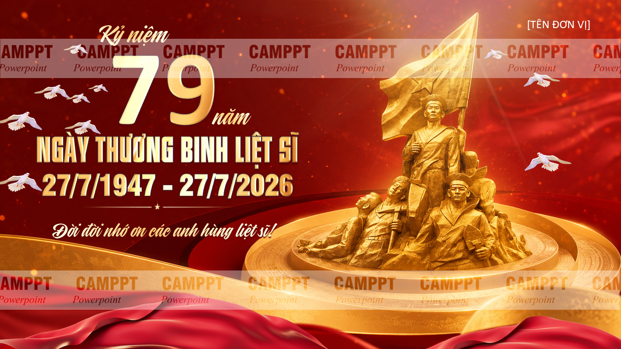 191 - MAKET/BANER/BACKDROP KỶ NIỆM 79 NĂM NGÀY THƯƠNG BINH LIỆT SĨ - Ảnh 2
