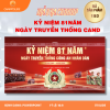 193 - MAKET/BANER/BACKDROP KỶ NIỆM 81 NĂM NGÀY TRUYỀN THỐNG CAND