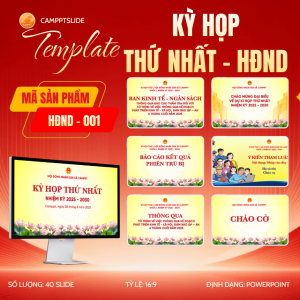 Mẫu PowerPoint KỲ HỌP HĐND - 001
