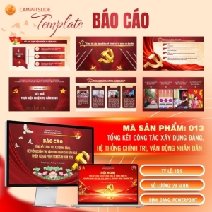 MẪU SLIDE CÔNG TÁC XÂY DỰNG ĐẢNG, VẬN ĐỘNG QUẦN CHÚNG - 013