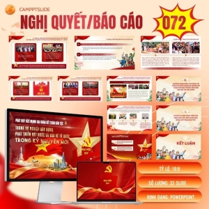 Mẫu Slide PowerPoint Báo Cáo Viên Đại hội XIV – Chuyên đề Phát huy sức mạnh đại đoàn kết toàn dân tộc - 072