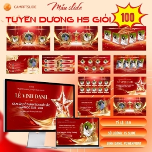 Mẫu slide Tuyên dương, vinh danh - 100