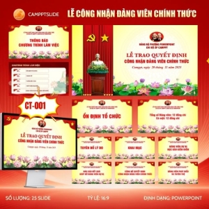 MẪU LỄ CÔNG NHẬN ĐẢNG VIÊN CHÍNH THỨC - 001