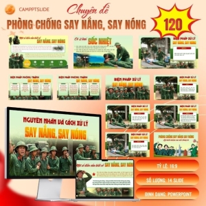 MẪU SLIDE PHÒNG CHỐNG SAY NẮNG, SAY NÓNG - 120