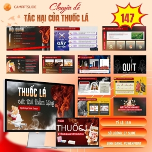 MẪU SLIDE TÁC HẠI CỦA THUỐC LÁ - 147