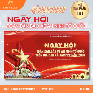 198 - MAKET/BANNER/BACKDROP NGÀY HỘI TOÀN DÂN BẢO VỆ AN NINH TỔ QUỐC
