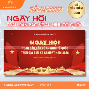 200 - MAKET/BANNER/BACKDROP NGÀY HỘI TOÀN DÂN BẢO VỆ AN NINH TỔ QUỐC
