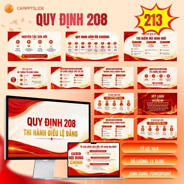 MẪU SLIDE GRAPHIC - QUY ĐỊNH 208