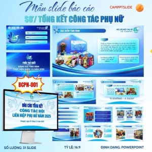 MẪU SLIDE BÁO CÁO TÔNG TÁC PHỤ NỮ - PHUNU001