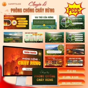 MẪU SLIDE PHÒNG CHỐNG CHÁY RỪNG - PCCC
