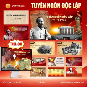 MẪU SLIDE TUYÊN NGÔN ĐỘC LẬP - 001